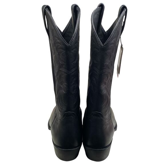 NWT Ariat Mens Heritage ATS PRO Black Leather Cowboy Boot Size US 9.5 EE - Picture 8 of 11
